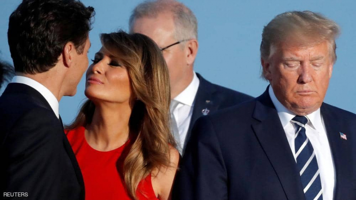 CNN بالفيديو.. هذه هي قبلة ميلانيا ترامب&nbsp;وترودو