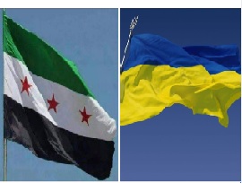 شخصيات سورية تطلق بياناً للتضامن مع أوكرانيا وتدعو لمحاكمة المرتزقة&nbsp;السوريين